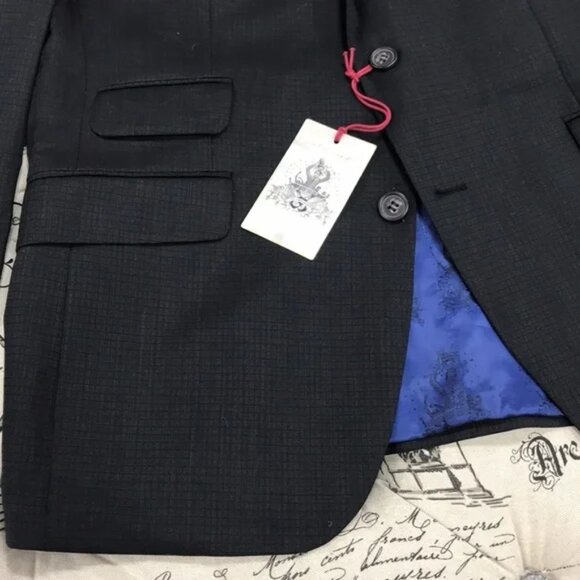 Ted Baker No Ordinary Joe Joey Grid Check Wool - Picture 8 of 8